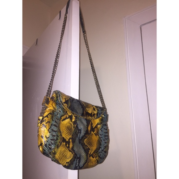 Botkier multi colored Snakeskin Fiona Shoulder Bag - Picture 2 of 5